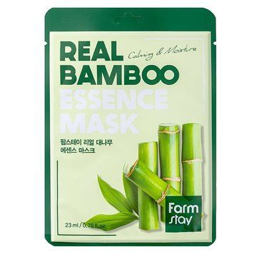 Зволожувальна тканинна маска з екстрактом бамбука Farmstay Real Bamboo Essence Mask 23 мл 2277216233 фото