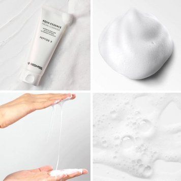 Зволожувальна пінка для вмивання з пептидами MEDIPEEL Peptide 9 Aqua Essence Facial Cleanser, 150 мл MD-002 фото