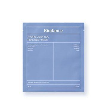 Гідрогелева маска для обличчя з керамідами та пантенолом Biodance Hydro Cera-Nol Real Deep Sheet Mask 2316739794 фото