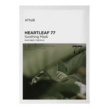 Заспокійлива тканинна маска на основі хаутюйнії Anua Heartleaf 77% Soothing Sheet Mask, 25 мл 2319200259 фото