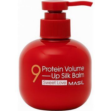 Незмивний парфумований бальзам для волосся з протеїнами Masil 9 Protein Volume Up Silk Balm Sweet Love 180ml 2675926978 фото