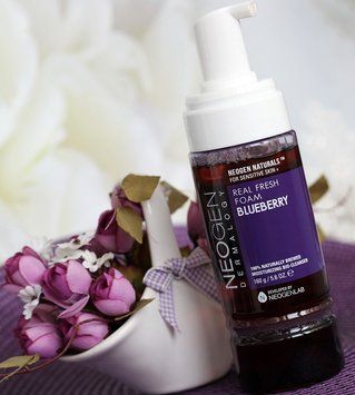 Пінка-Мус Зміцнююча з екстрактом Чорниці Neogen Dermalogy Real Fresh Foam Blueberry 160 мл 1498576128 фото
