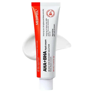 Відновлювальний крем-пілінг MEDIPEEL AHA BHA 28 Days Hyal Cream, 30 мл MD-003 фото