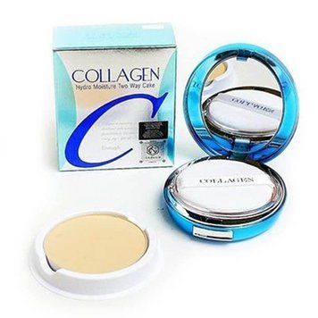 Пудра зволожувальна з колагеном Enough Collagen Hydro Moisture Two Way Cake SPF25++ із запаскою &mdash; 13+13г &mdash; #21 1466588404 фото