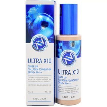 Тональний крем Enough Ultra X10 Cover Up Collagen Foundation SPF50+ PA + ++, No13 EN-001 фото