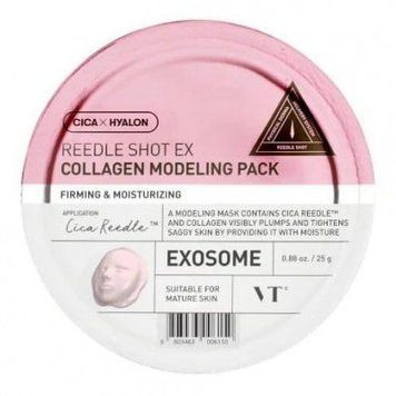 Моделювальна маска з колагеном для обличчя VT Cosmetics Reedle Shot Ex Collagen Modelling Pack 25g 2484349825 фото