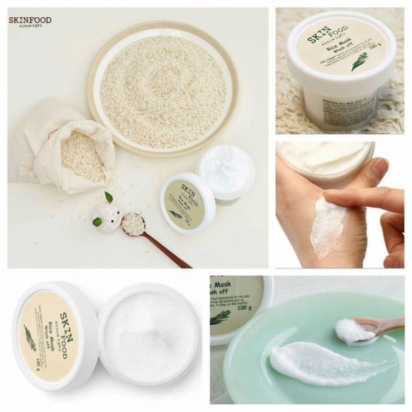 Маска для обличчя SKINFOOD Rice Mask Wash off 100г 1527349001 фото
