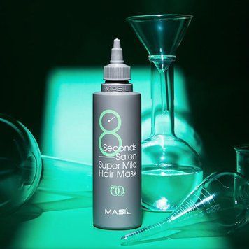 Пом'якшувальна відновлююча маска для волосся Masil 8 Seconds Super Salon Mild Hair Mask Green 200 мл 1509498587 фото