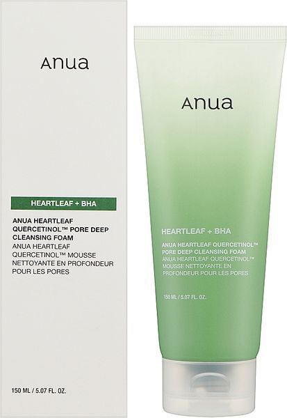 пінка ANUA Heartleaf Quercetinol Pore Deep Cleansing Foam AN-005 фото