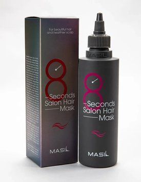 Відновлююча маска для волосся з салонним ефектом MASIL 8 Seconds Salon Hair Mask Sample 200 мл 1449131203 фото