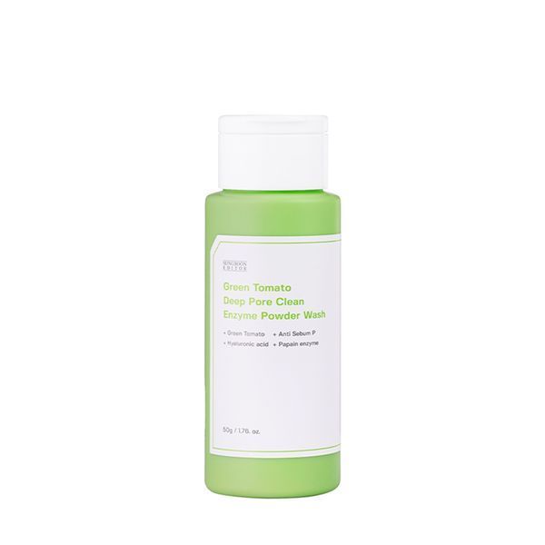 Пудра ензимна для очищення обличчя Sungboon Editor Green Tomato Deep Pore Clean Enzyme Powder Wash 50 g SUN-001 фото