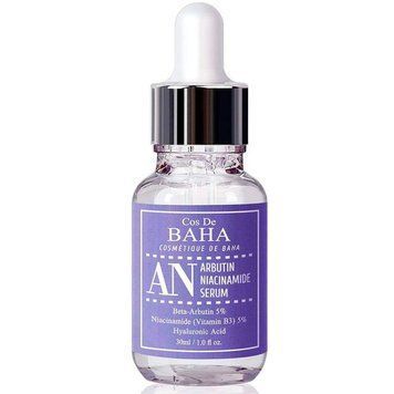 Сироватка проти пігментації з арбутином 5% та ніацинамідом 5% COS DE BAHA NIACINAMIDE 5% + ARBUTIN 5% SERUM 30 ml 1774467899 фото