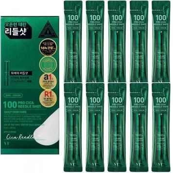 Серум-бустер з мікроголками для чутливої ​​шкіри VT Cosmetics Pro Cica Reedle Shot 100, 2ml*10шт VT-002 фото