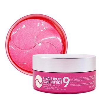Гідрогелеві патчі з екстрактом троянди і пептидами MEDI-PEEL Hyaluron Rose Peptide 9 Ampoule Eye Patch - 60шт 1475658226 фото