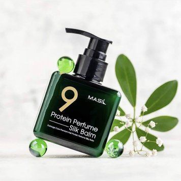 Незмивний бальзам з протеїнами для пошкодженого волосся Masil 9 Protein Perfume Silk Balm 180 мл 1519655411 фото