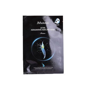 Тканинна маска з астаксантином JM Solution Active asthaxanthin age care mask prime 1шт 8809711711555 фото