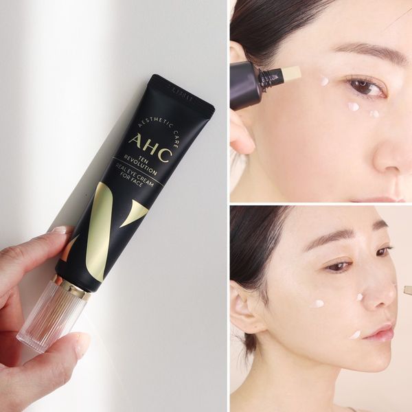Антивозрастной крем для век и лица с эффектом лифтинга AHC Ten Revolution Real Eye Cream For Face 30 мл 1702880759 фото