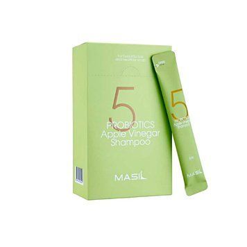 Шампунь з ферментами лактобактерій і яблучним оцтом MASIL 5 Probiotics Apple Vinegar Shampoo 8ml 1484119609 фото